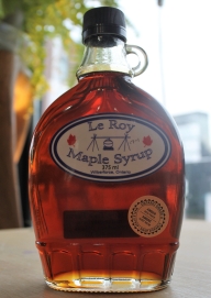 This maple syrup comes from our forest!